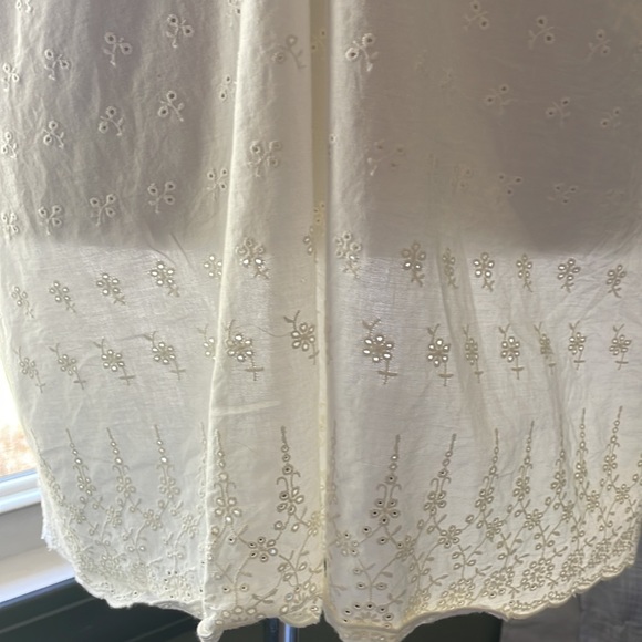 Karen by Karen Kane Ivory Eyelet Dress or Tunic - Picture 4 of 10